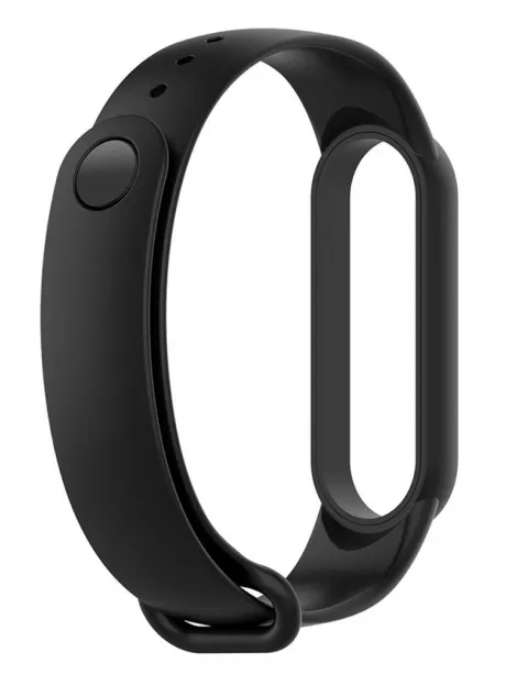 силиконовый ремешок Xiaomi для Mi Band 5 черный