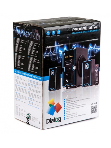колонки Dialog Progressive AP-222B black