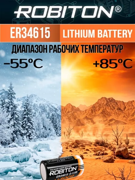 батарейка Robiton ER 34615 (D) 