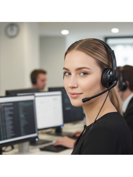 USB гарнитура для компьютера Accutone UB101 USB black