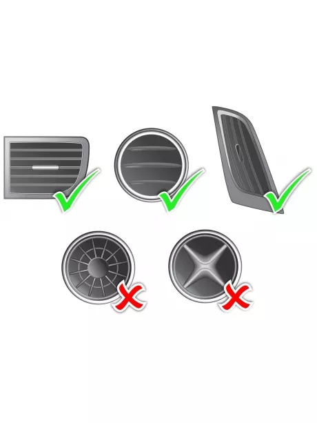 автомобильный держатель Arroys Vent One black silver