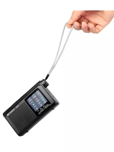 портативный цифровой радиоприемник Retekess TR605 black