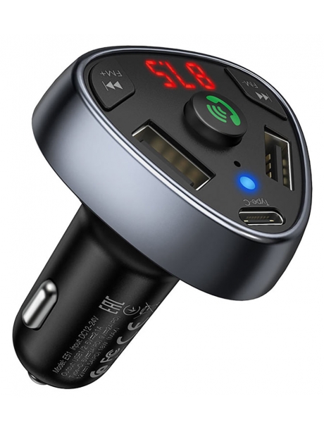 автомобильное зарядное устройство Hoco E51 Road treasure black