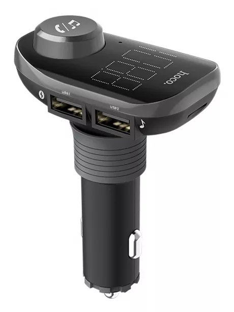 автомобильное зарядное устройство Hoco E45 Happy route black