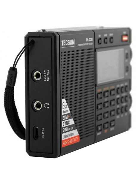 цифровой радиоприемник с хорошим приемом Tecsun PL-330 (export version) black