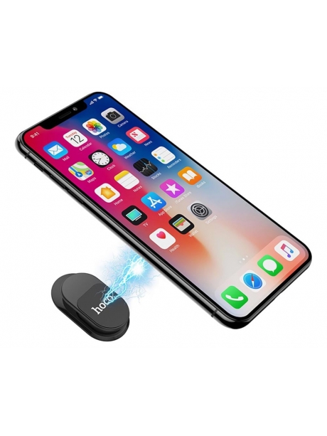 магнитный держатель на 3М скотче для дома и машины Hoco PH19 Mysterious multi-function magnetic holder black