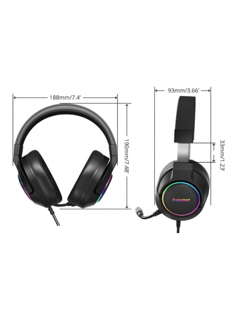 игровая гарнитура 7.1 с RGB подсветкой Tronsmart Sparkle Gaming Headset 