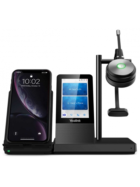 Профессиональная беспроводная DECT гарнитура Yealink WH66 Mono UC 