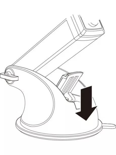 автомобильный магнитный держатель для смартфона  Arroys Dash-SM3 black