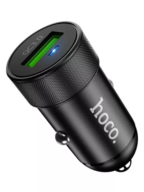 автомобильное зарядное устройство Hoco Z32 Speed Up single port QC3.0 car charger black