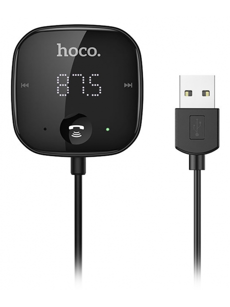 FM трансмитер с bluetooth Hoco E65 Unity car BT FM transmitter black
