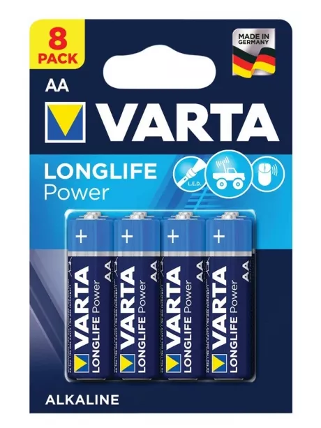 батарейки (8 шт.) Varta LR6/AA LONGLIFE Power-8BL 