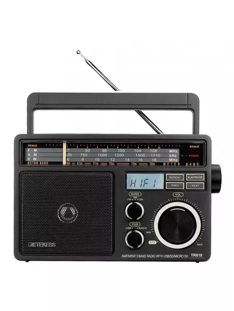 Переносной радиоприемник с MP3 плеером Retekess TR618 