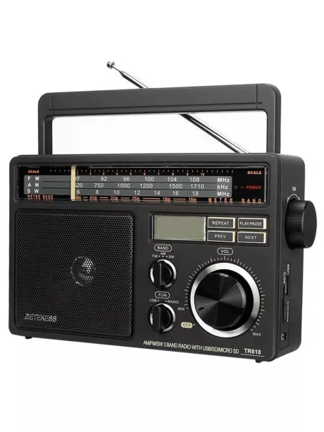 Переносной радиоприемник с MP3 плеером Retekess TR618 
