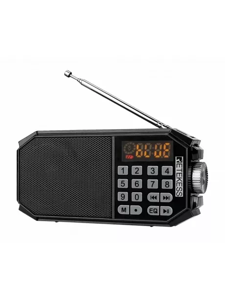 Портативный FM радиоприемник с блютуз Retekess TR610 