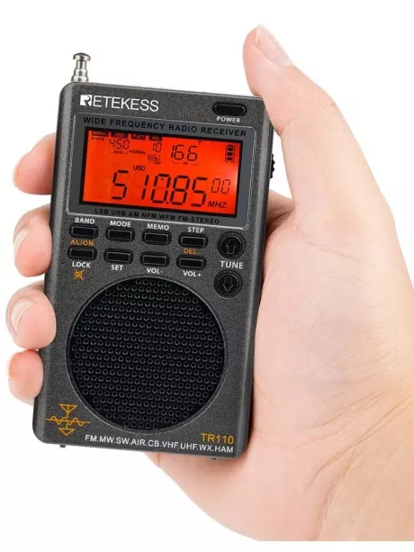 Всеволновый карманный радиоприемник Retekess TR110 