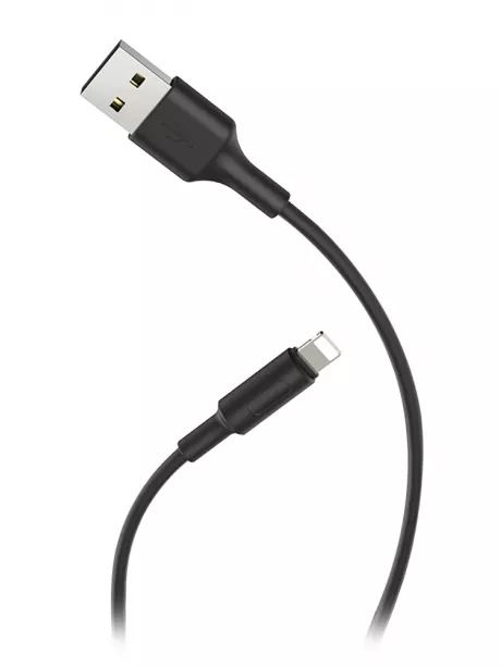 кабель передачи данных Hoco X25 Soarer lightning 1m black
