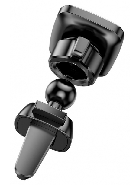 магнитный держатель на воздуховод Hoco CA106 Air outlet magnetic car holder black metal gray