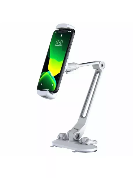 Подставка для планшета и смартфона на присоске Arroys Dash-LD2 white