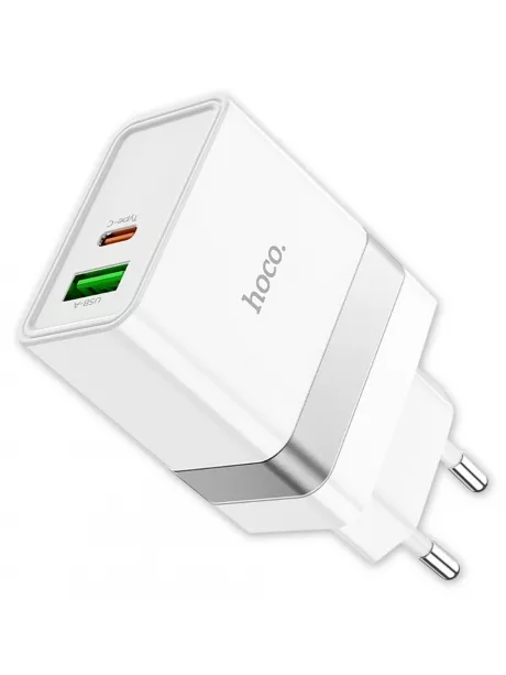 зарядное устройство Hoco N21 Topspeed PD30W+QC3.0 charger white