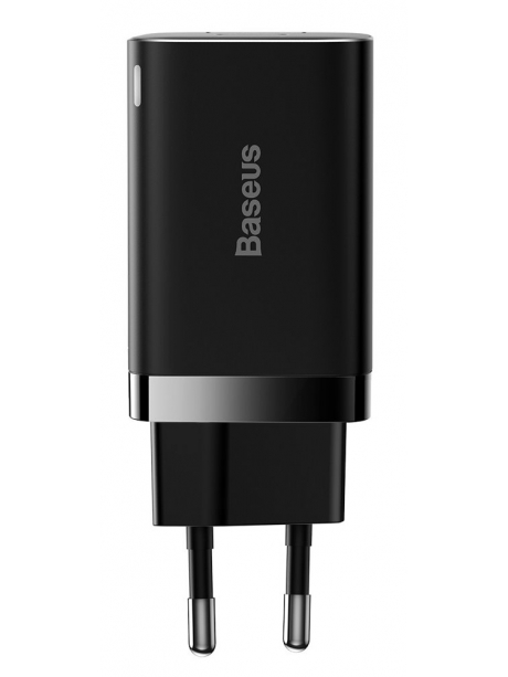 сетевая зарядка для телефона и планшета Baseus Super Si Pro Quick Charger C+U 30W black
