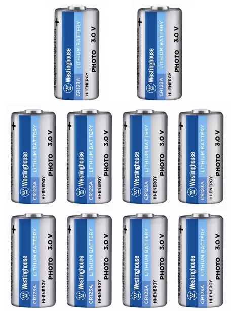 батарейки Westinghouse CR123A 10шт. 