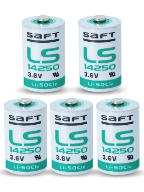 батарейки Saft LS 14250 (1/2AA) 5шт. 