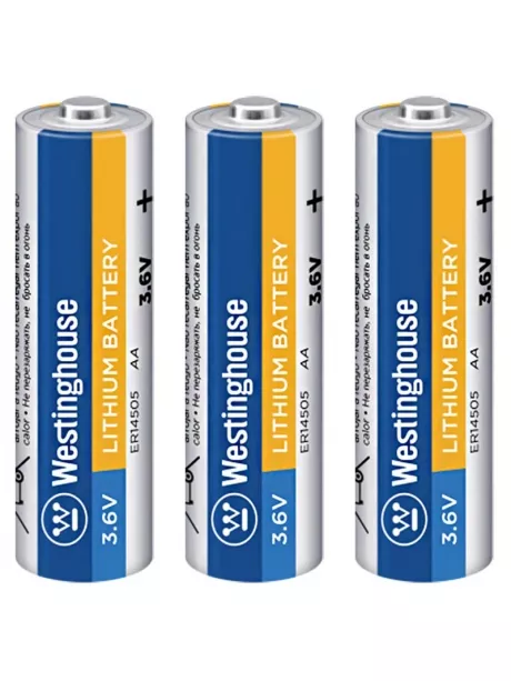 литиевые батарейки 3.6 В Westinghouse ER 14505 (AA) 3шт. 