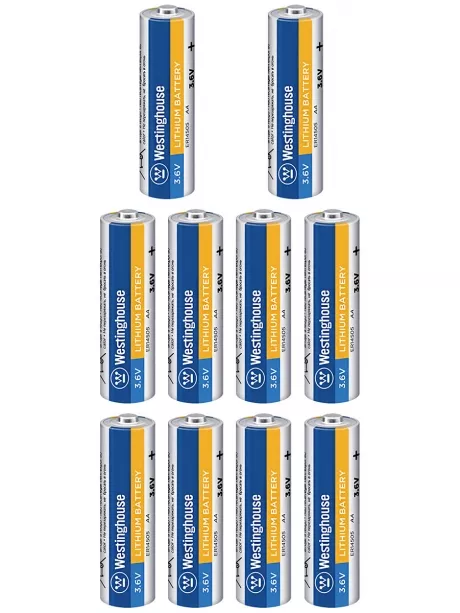 литиевые батарейки 3.6 В Westinghouse ER 14505 (AA) 10шт. 