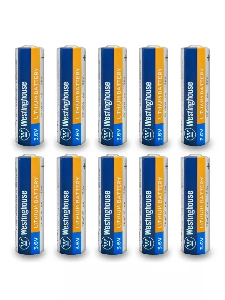 литиевые батарейки 3.6 В Westinghouse ER 14505 (AA) 10шт. 