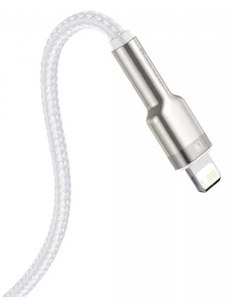 кабель передачи данных Baseus Cafule Series Metal Data Cable USB to IP 2.4A 1m white