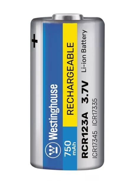 аккумулятор Westinghouse RCR123A 3,7V 750mAh без защиты 