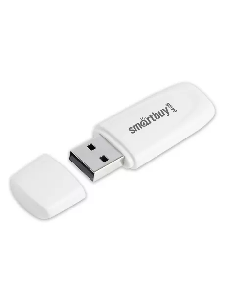 флешка USB SmartBuy Scout 64GB white