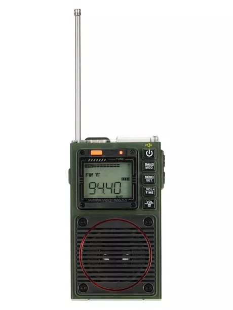 карманный цифровой радиоприемник Retekess TR111 green