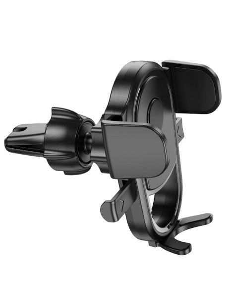 держатель на решетку вентиляции в машину Hoco H6 Grateful one-button car holder (air outlet) black