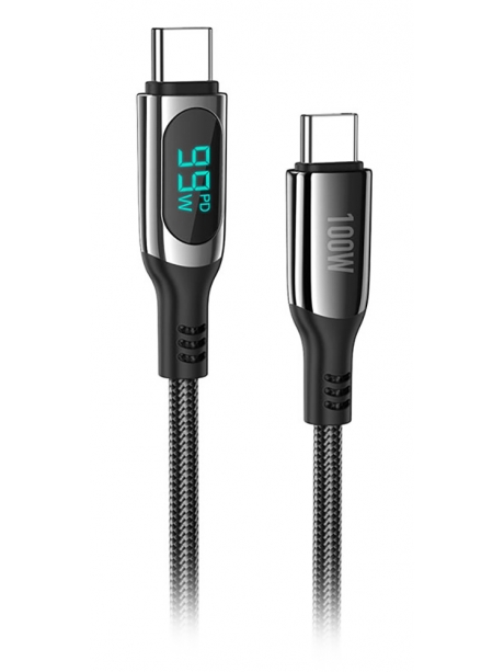 кабель для быстрой зарядки iPhone Hoco S51 100W Extreme charging data cable for Type-C to Type-C black