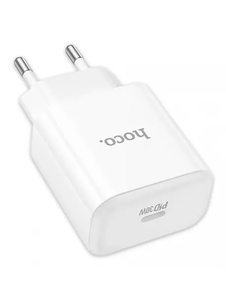 зарядное устройство Hoco C76A Pro Majestic single port PD30W charger white