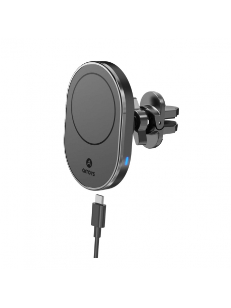 автомобильный держатель Arroys Vent-W4MS black