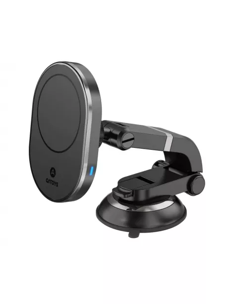 автомобильный держатель c зарядкой Arroys Dash-W4MS black