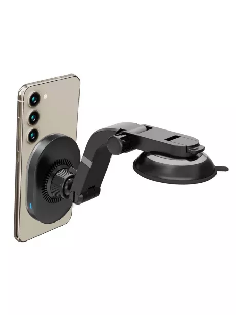 автомобильный держатель c зарядкой Arroys Dash-W4MS black