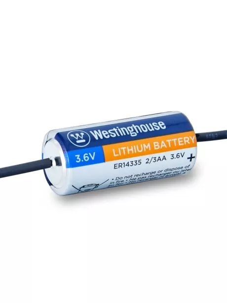 литиевые батарейки 3.6v Westinghouse ER 14335Y (2/3AA) axial wires 15шт. 