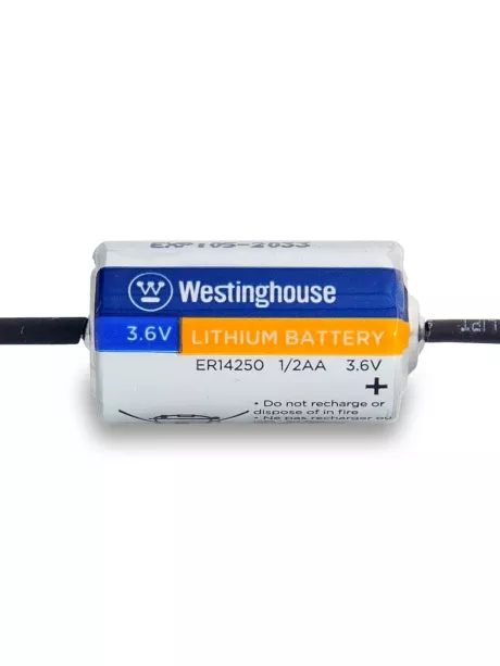 литиевые батарейки 3.6v Westinghouse ER 14250Y (1/2AA) axial wires 5шт. 