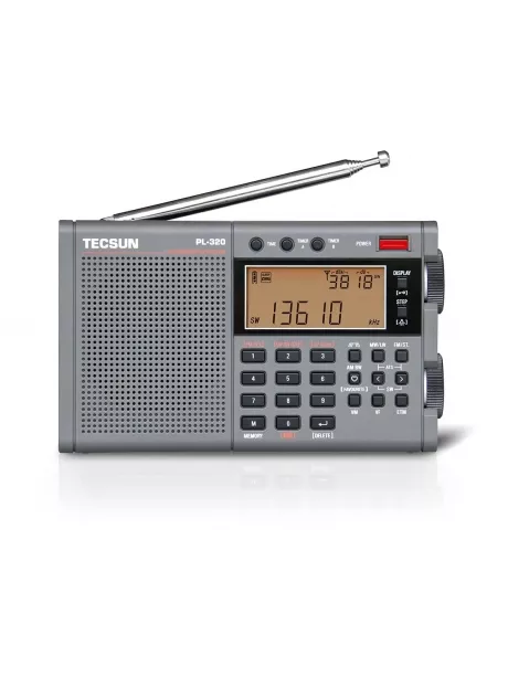 всеволновый портативный цифровой радиоприемник Tecsun PL-320 (export version) grey