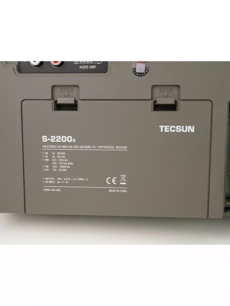всеволновый профессиональный радиоприемник Tecsun S-2200x (export version) dark grey