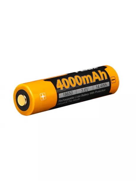 литиевый аккумулятор Fenix ARB-L18-4000 18650 Li-Ion 4000 mAh, защищенный 