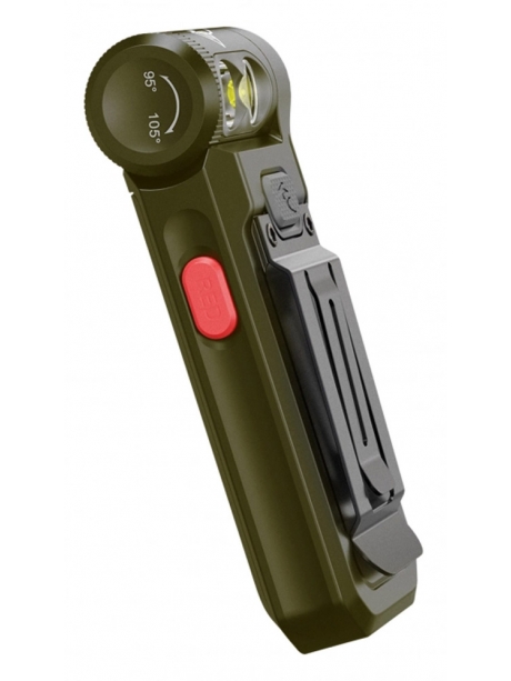 светодиодный мини фонарь на клипсе Fenix SW05R-RED зеленый