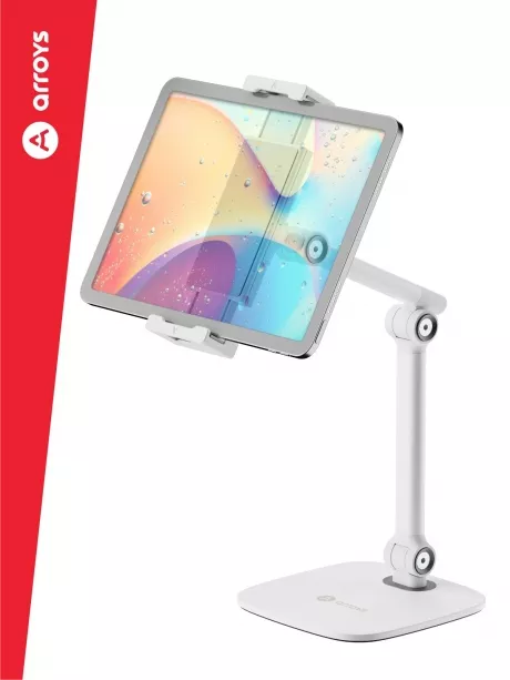 подставка настольная для планшета и смартфона Arroys TB-LU16 white