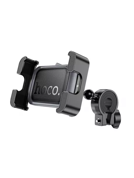 держатель на руль велосипеда или мотоцикла Hoco H82 Vista bicycle Motorcycle Universal holder black metal gray