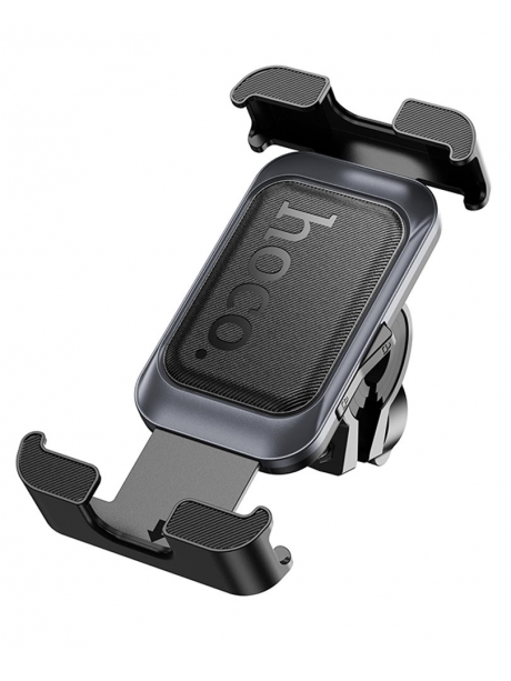 держатель на руль велосипеда или мотоцикла Hoco H82 Vista bicycle Motorcycle Universal holder black metal gray