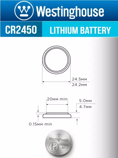 батарейка Westinghouse CR2450 24шт. 